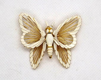 MONET Butterfly Brooch