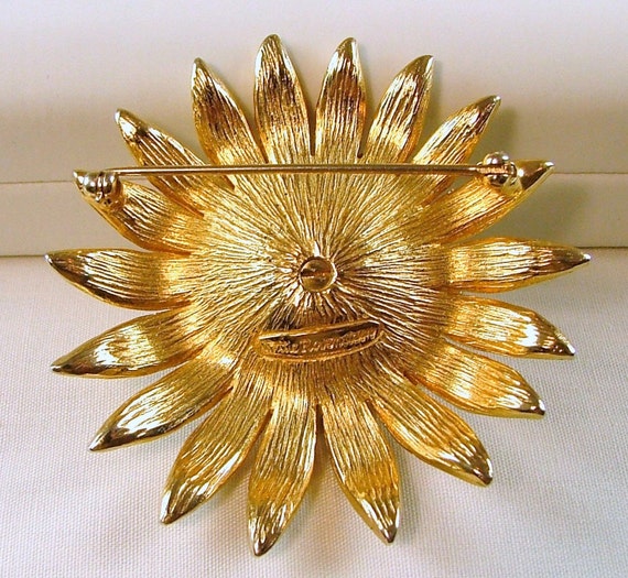 NETTIE ROSENSTEIN Flower Brooch - image 4