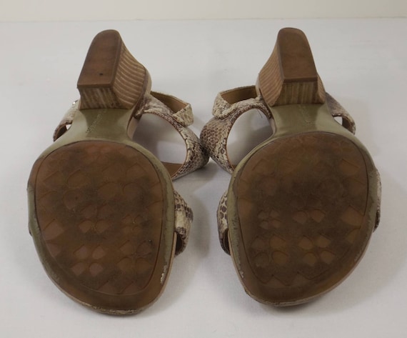 Naturalizer cheap snakeskin sandals