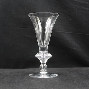 1937 STEUBEN Hand Blown Red Wine Glass Stem #7737