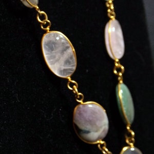 Natural Gemstone Pendant Necklace image 4