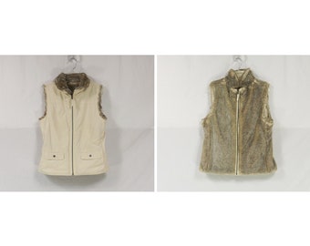 GAP Reversible Zip Front Vest US Size Medium M