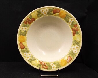 1965 METLOX Poppytrail Vernon Della Robbia 9.5" Groente Serveerschaal