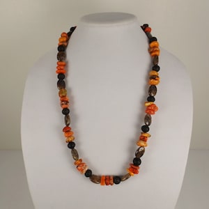 Natural Stone Bead Necklace