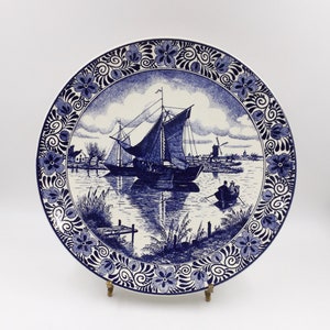 DELFT&#39;S BLAUW Holland 12&quot; Decorative Plate