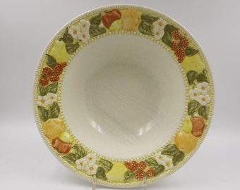 1965 METLOX Poppytrail Vernon Della Robbia 9.5" Vegetable Serving Bowl