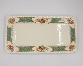 ca. 1930 MYOTT-broodjesschaal Triumph Blue