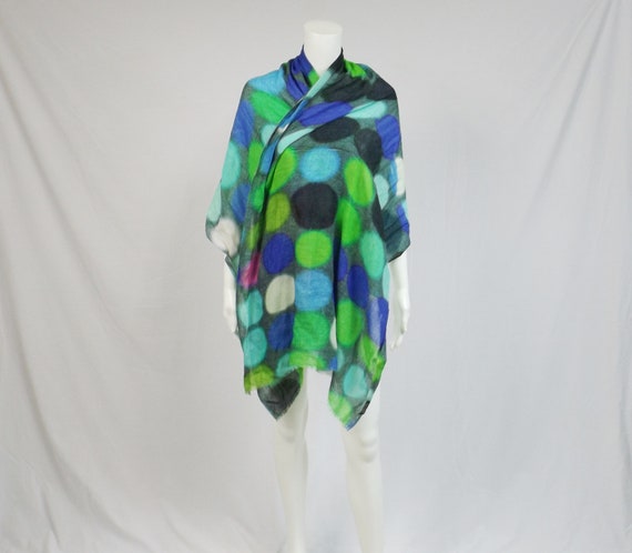 Silk and Wool Wrap or Scarf - image 4