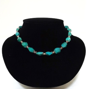 Upcycled Vintage Turquoise Necklace