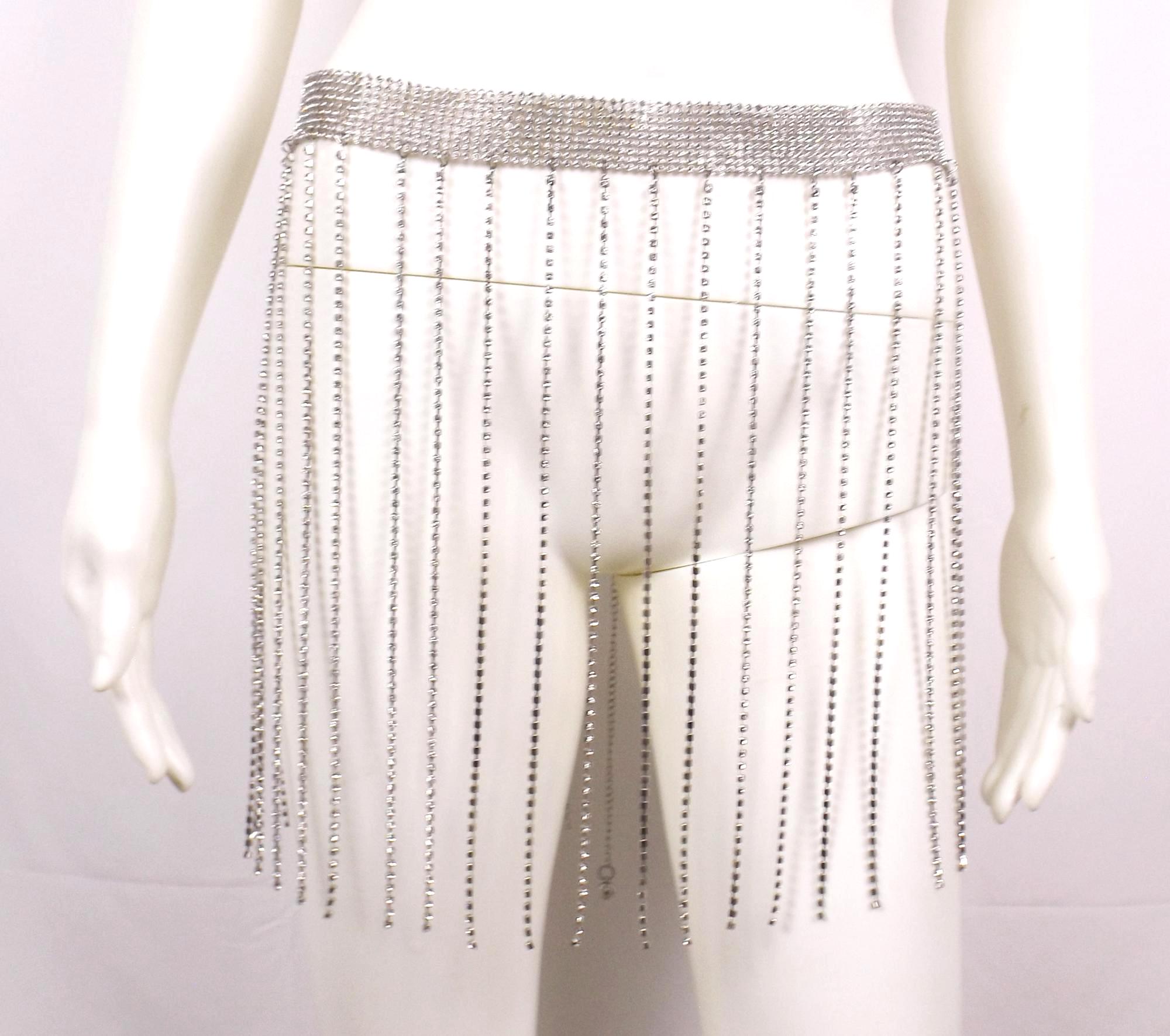 7464 Rhinestone Waist Belt For Women Crystal Tassel Fringe Dress Rhinestone Fringe Dress - Etsy main image 3
