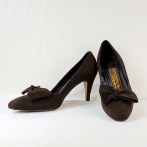 TIMOTHY&#39;S Timothy Hitsman Brown Suede Pumps 7-1/2 N Narrow