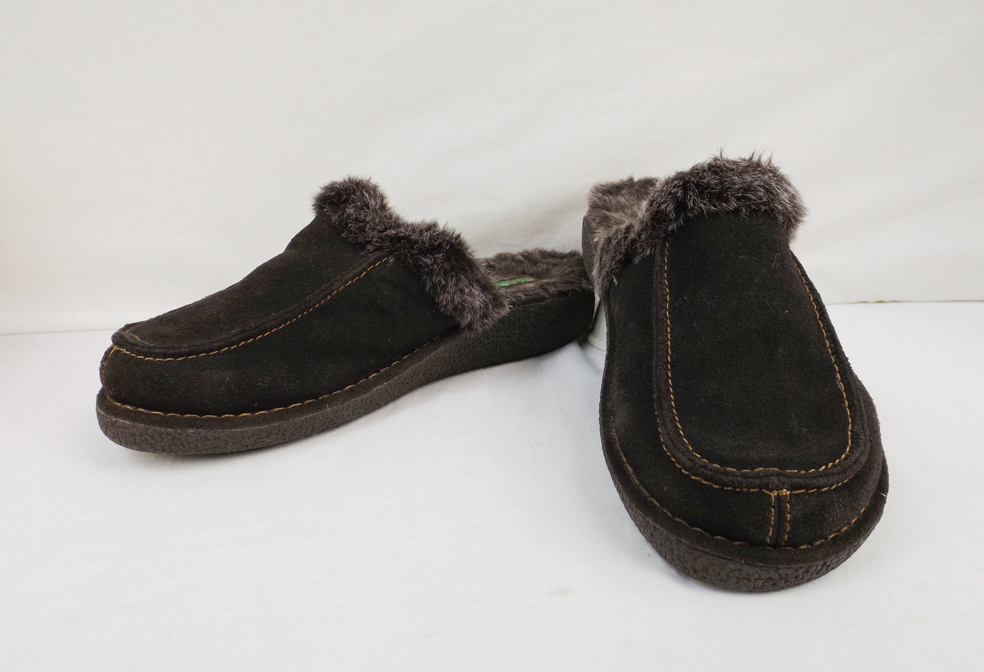 fleece lined mules