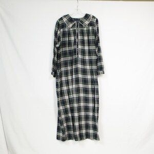 CHARTER CLUB 53" Full Length Cotton Flannel Gown US Size L - Etsy