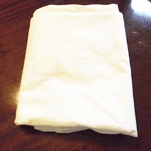 King Size 100% White Cotton Flat Sheet