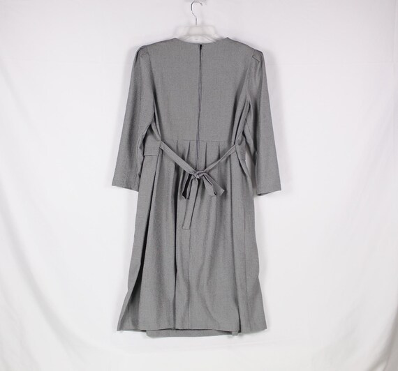 LADY DORBY Black and White Houndstooth Dress US Size 16WP