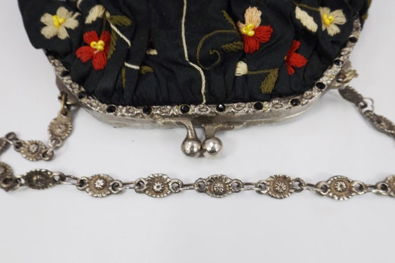 CHRISTIANA Beaded and Embroidered Silk Handbag - image 6