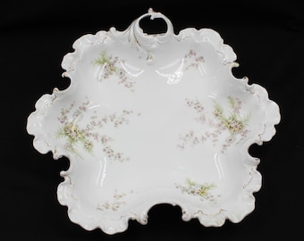ca. 1896 Rosenthal handgeschilderde "Monbijou"-kom, 11,25"