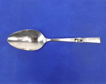 1948 ONEIDA Morningstar Silberplatte Servierlöffel 8-1/2" 8,5"