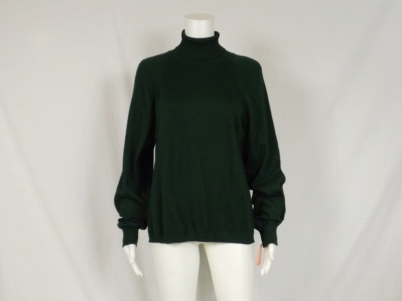 TALBOTS 100% Cotton Turtleneck Sweater US Size Large L | Etsy