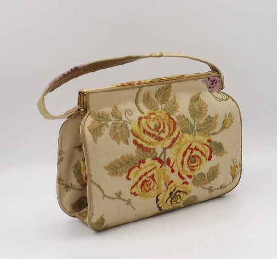 NETTIE ROSENSTEIN Tapestry Handbag - image 1