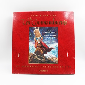 1992 The Ten Commandments Laserdisc Set