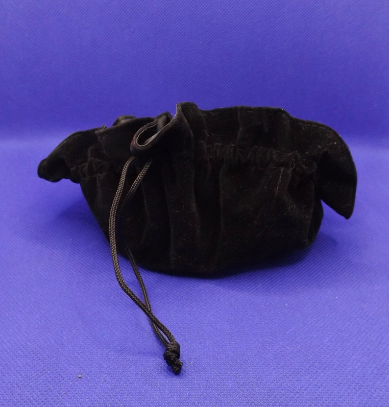 Black Velvet Jewelry Travel Bag Etsy