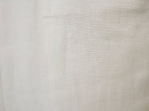 ESCADA White Linen Pants Size Medium M - image 5