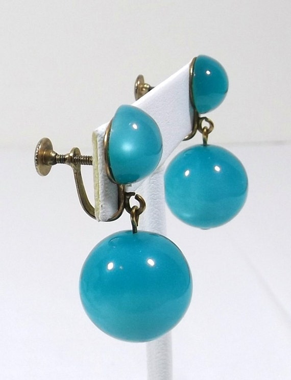 Mid Century Bracelet and Matching Earrings - image 2