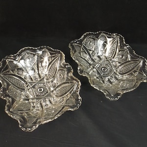 ca. 1909 EAPG INDIANA Glass Co. Oblong Fruit Bowl