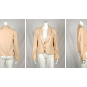 JONES NEW YORK for Lord and Taylor Peach Wool Blazer U.S. Size 10