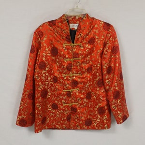 SHENGBOLAN Chinese Silk Brocade Jacket US Size Large L