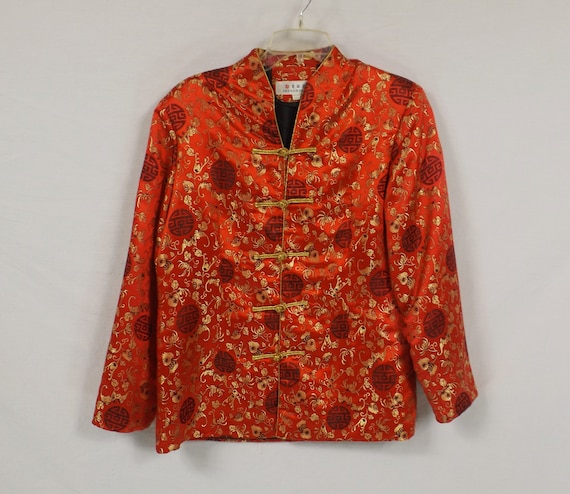 【CLOT】CHINESE SILK JACKET (rose gold)XL CLOT】CHINESE SILK JACKET (rose gold)XL