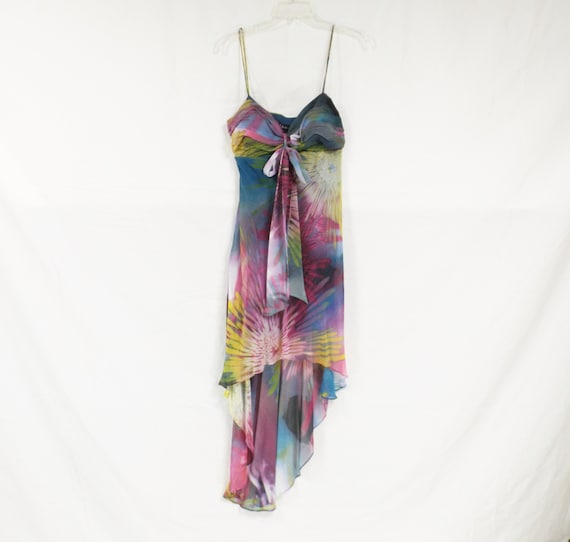 S.L. FASHIONS Chiffon Hi Low Maxi Dress US Size 14 - Etsy Israel