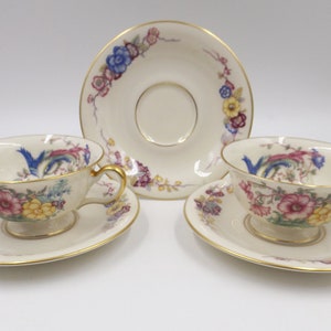 CASTLETON  Venetian Pattern Cups and Saucers