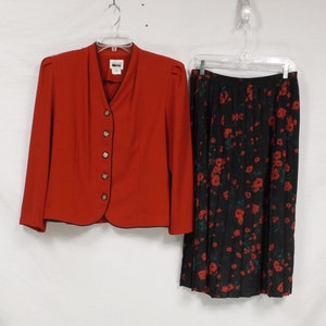LESLIE FAY 2-Piece Dress Skirt Top US Size 14