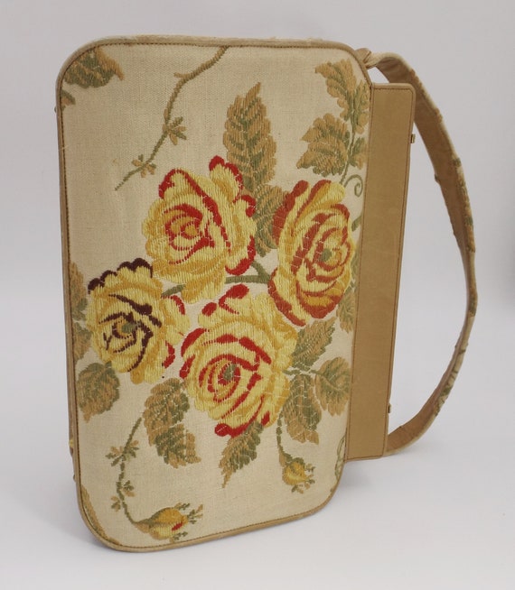 NETTIE ROSENSTEIN Tapestry Handbag - image 7