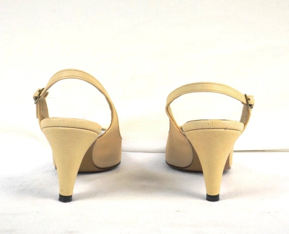 PATIOS Slingback Heels US Size 7.5 N 7-1/2 N Narr… - image 5