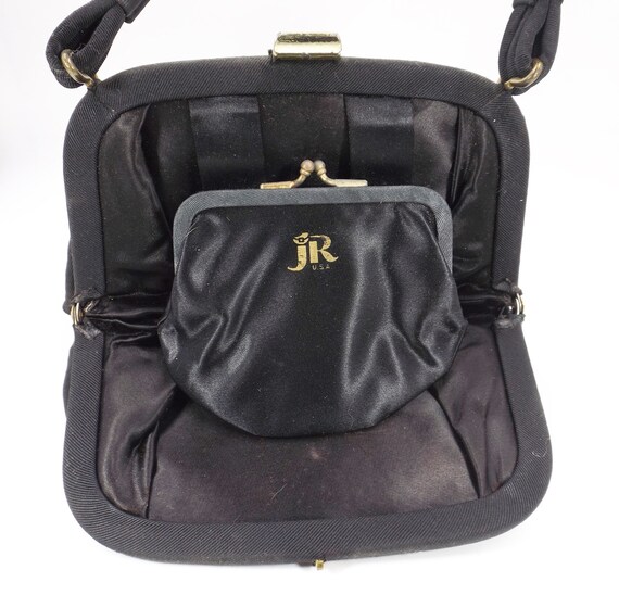 JULIUS RESNICK Black Opera Bag with Coin Purse - image 5