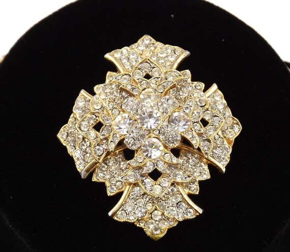 Kenneth J. Lane Dazzling Brooch Pendant Duo - image 4