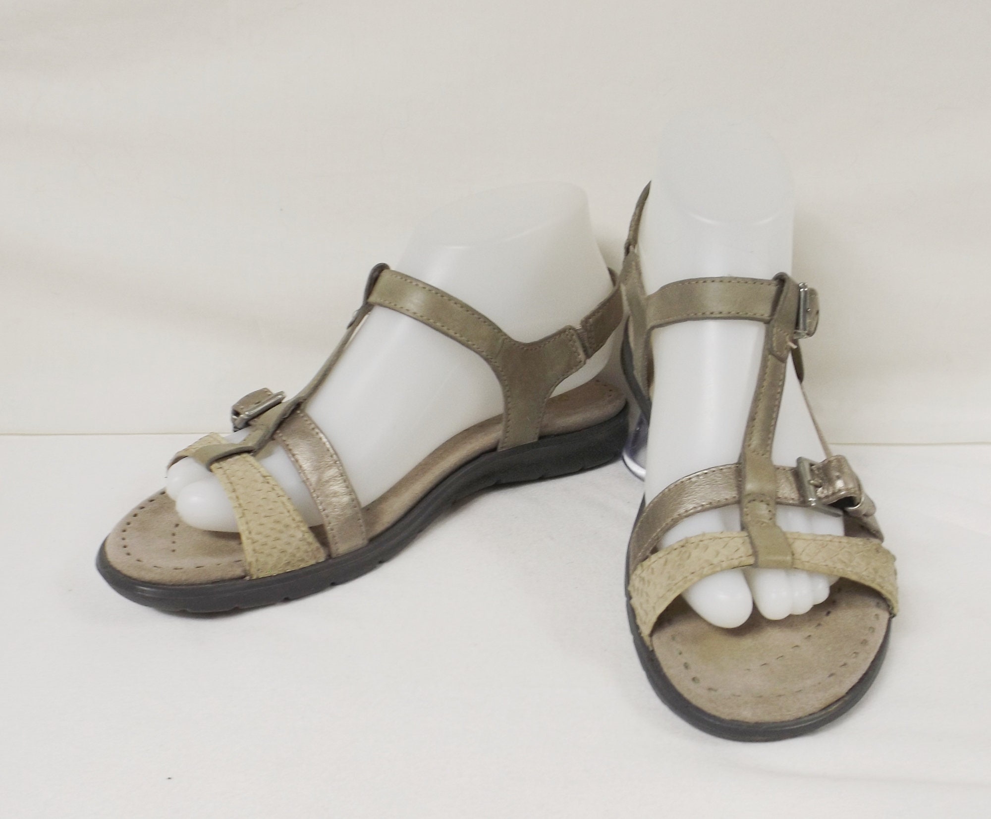 Taupe Sandals EU Size 38 Etsy