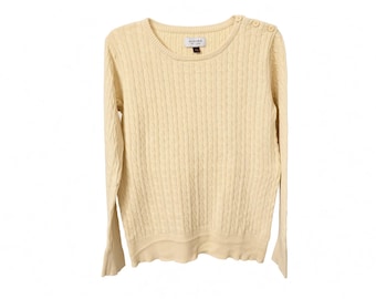SONOMA Zopfstrickpullover aus 100 % Baumwolle, US-Größe L