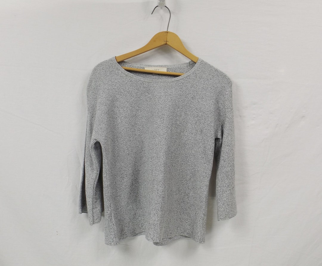 Pull Ann Taylor Gris Taille S - Laine - Manches Longues - Neuf Avec étiquettes