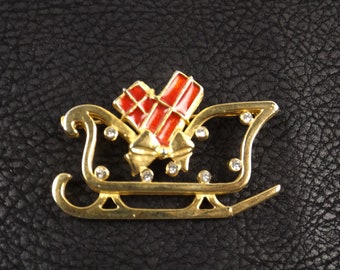 Vintage Sleigh Brooch