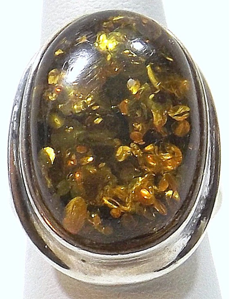 thumbnail image 2 of Wholesale Job Lot 5 Baltic Amber & 925 Sterling Silver Rings | Natural Multi-Colored Artisan Jewelry 2 of 6