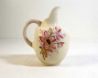 ca. 1900 Blush Ivory Flat Back Cream Jug ca. 1900