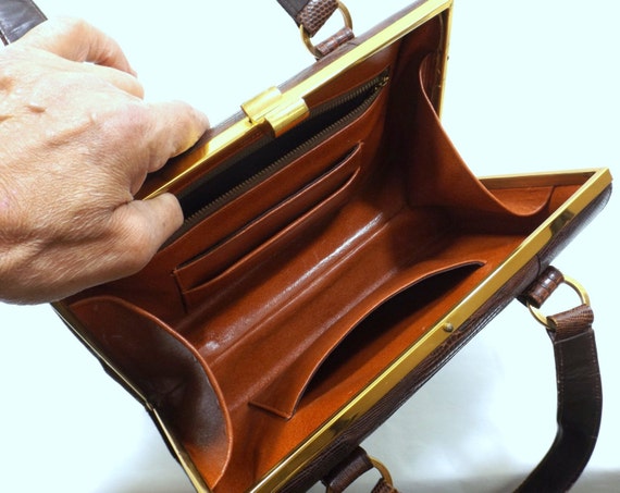 DEITSCH Lizard Handbag - image 5