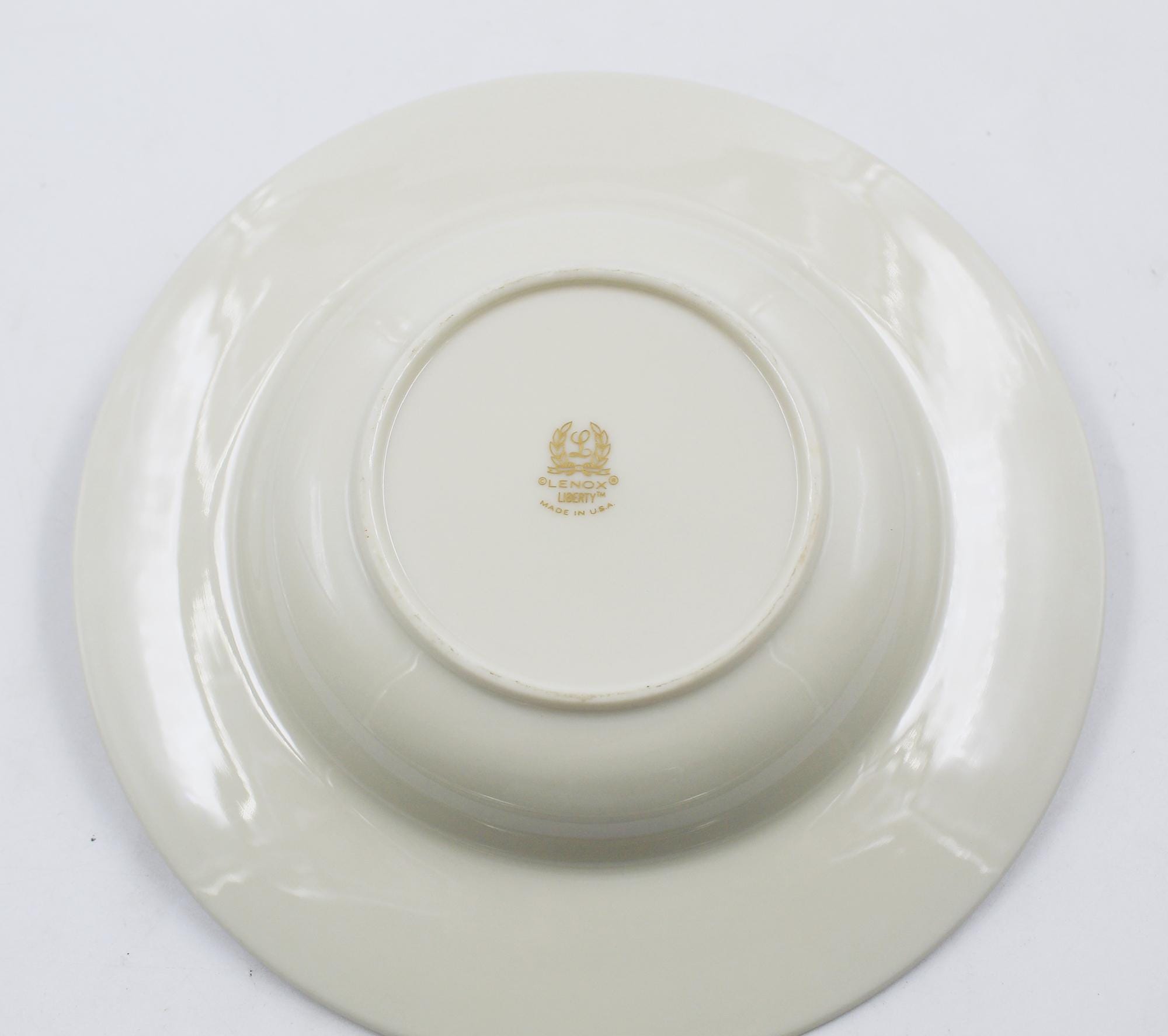 1983 Lenox Presidential Collection Liberty Rim Soup Bowl, 8-1/4