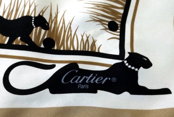 CARTIER Silk Scarf - image 5