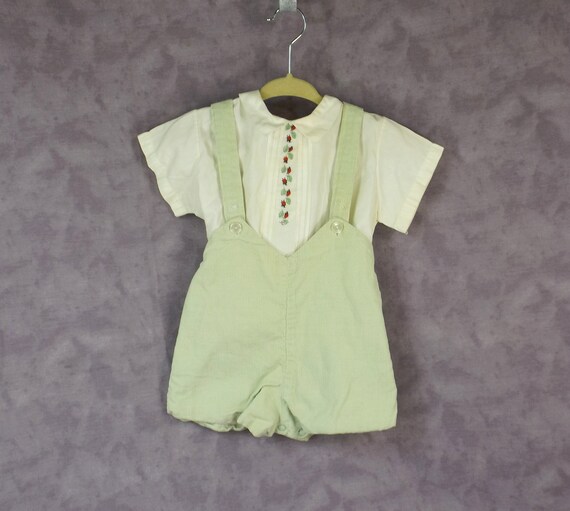 TODDLE TYKE Overalls and Shirt 24-30 Lbs. (XL)