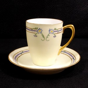 Z. S. & Co. - Antique Chocolate Cup and Saucer Bavaria